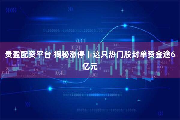 贵盈配资平台 揭秘涨停丨这只热门股封单资金逾6亿元